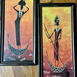African Art Wall Decor Set